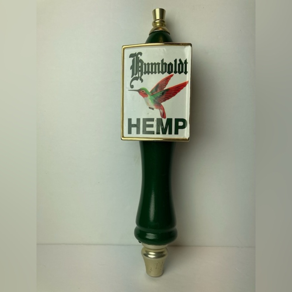 Rare Humboldt Brewing Hemp Beer Tap Handle Brewery Bar Vintage Beer Tap